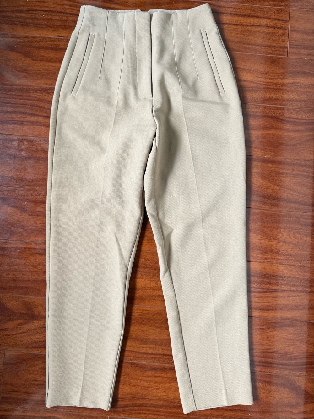 Zara highwaisted trousers